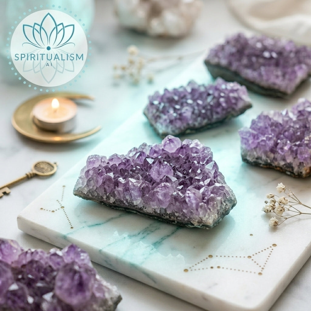 Amethyst B Grade Cluster | Natural Crystal | Altar Stone | Stardust Market