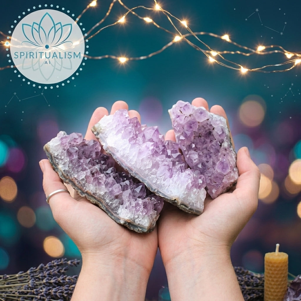 Amethyst B Grade Cluster | Natural Crystal | Altar Stone | Stardust Market