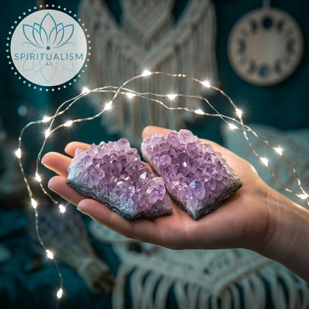 Amethyst B Grade Cluster | Natural Crystal | Altar Stone | Stardust Market