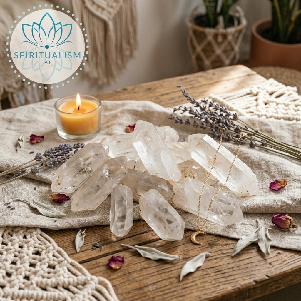 Clear Quartz Points | 5 Raw Crystal Points | Value Crystal Set | Stardust Market