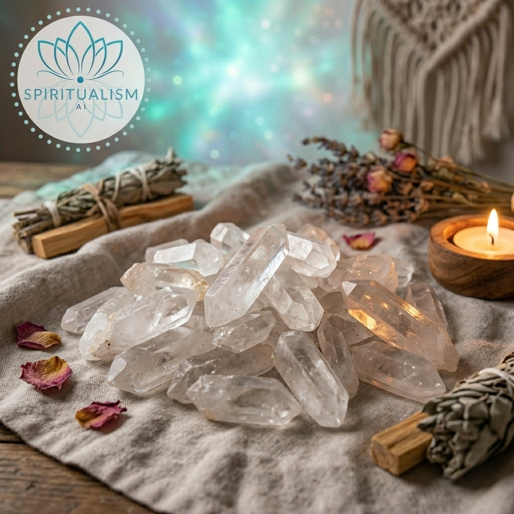 Clear Quartz Points | 5 Raw Crystal Points | Value Crystal Set | Stardust Market