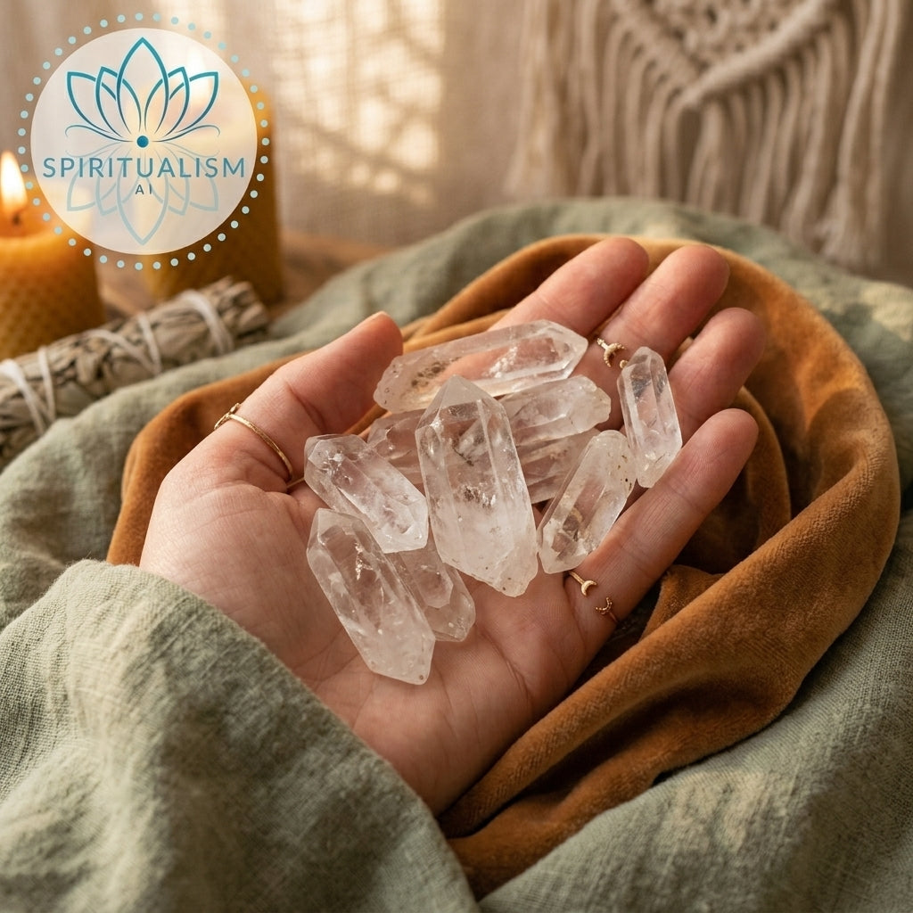 Clear Quartz Points | 5 Raw Crystal Points | Value Crystal Set | Stardust Market
