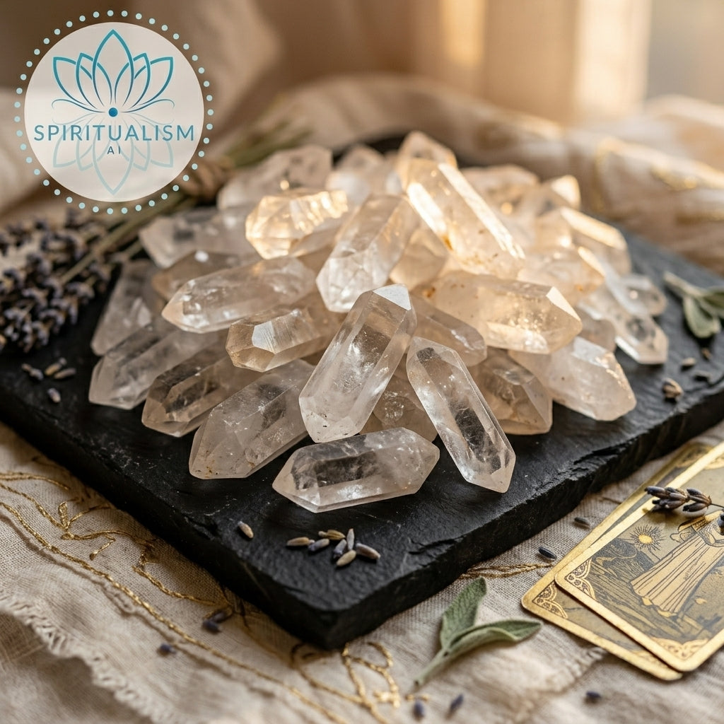 Clear Quartz Points | 5 Raw Crystal Points | Value Crystal Set | Stardust Market