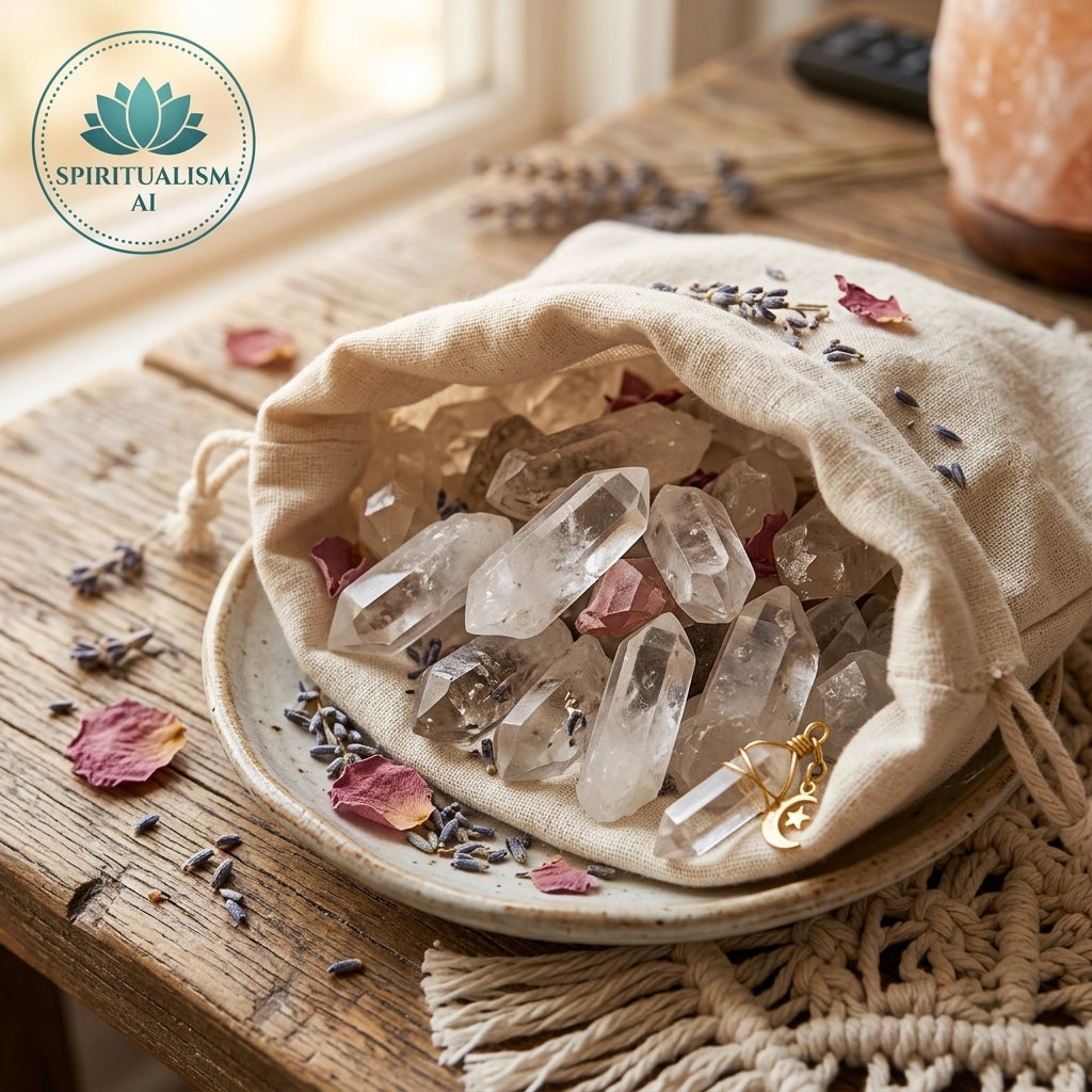 Clear Quartz Points | 5 Raw Crystal Points | Value Crystal Set | Stardust Market