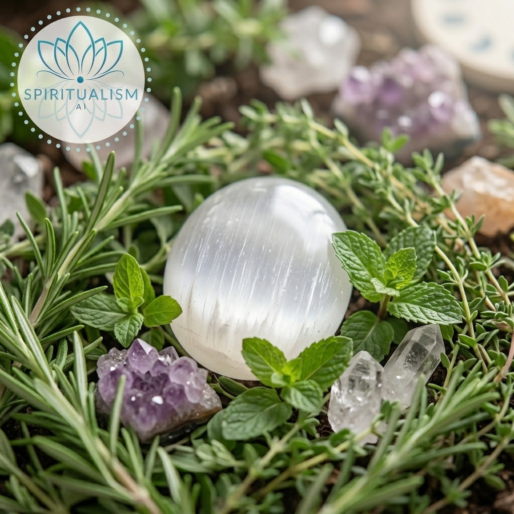 Selenite Palm Stone | Cleansing Crystal | Worry Stone | Stardust Market