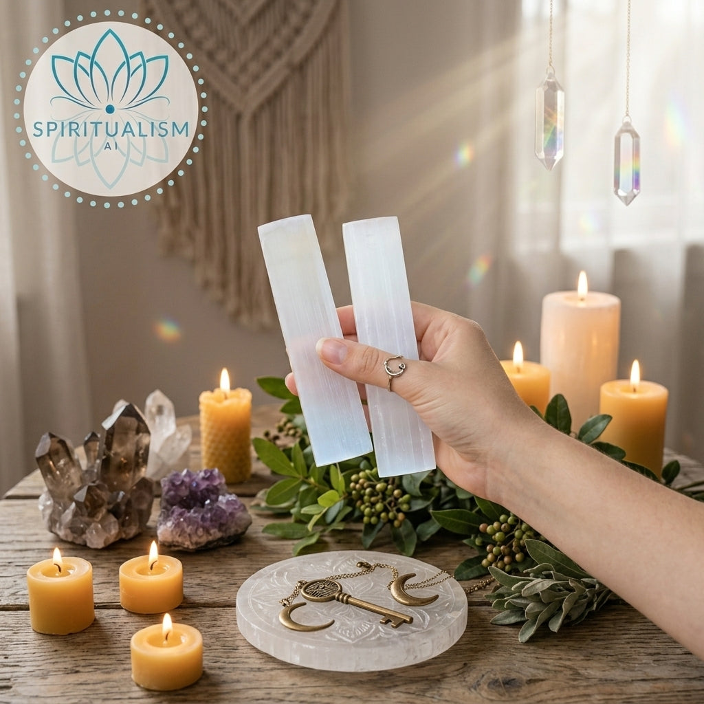Selenite Slab | Cleansing Crystal | Charging Plate | Stardust Market