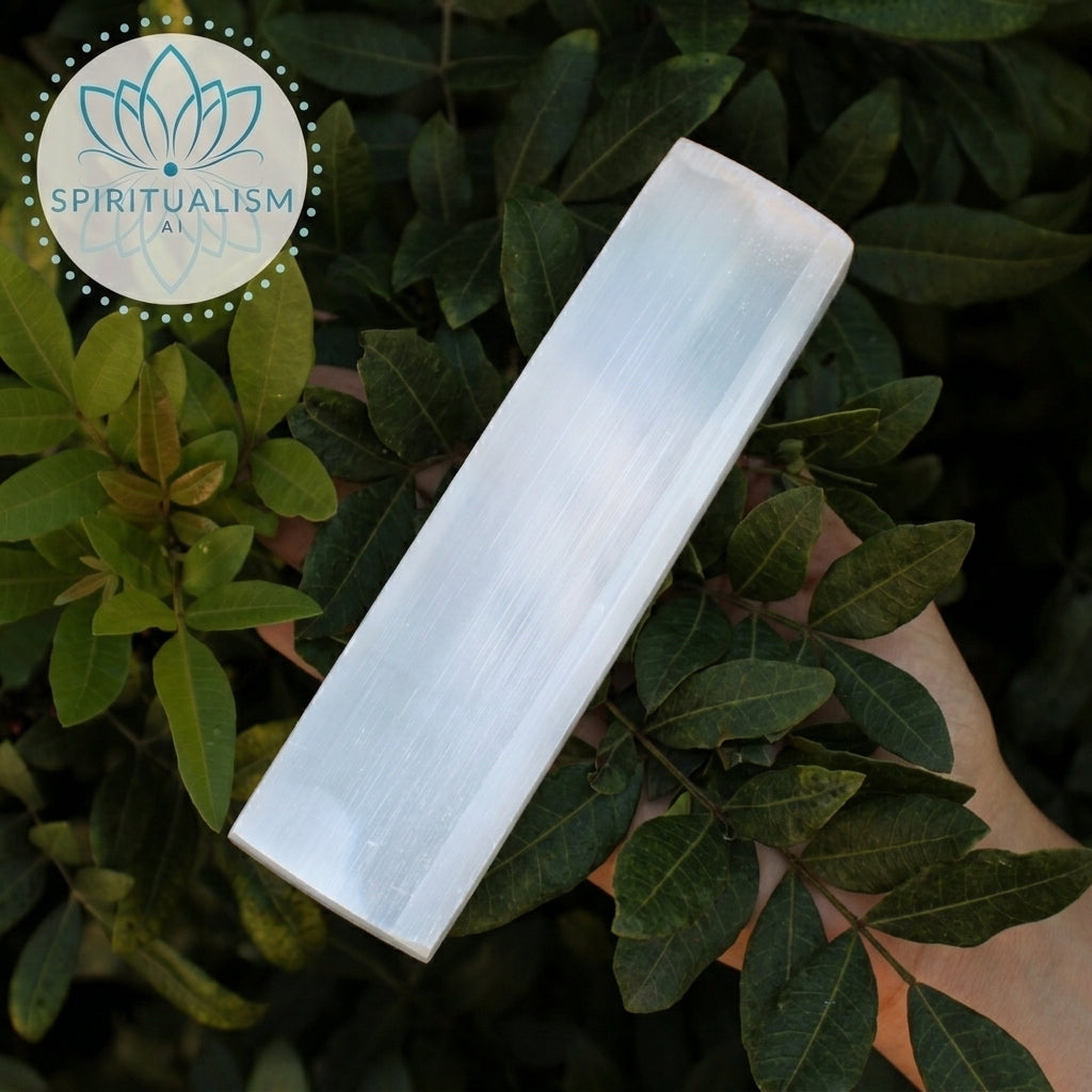 Selenite Slab | Cleansing Crystal | Charging Plate | Stardust Market
