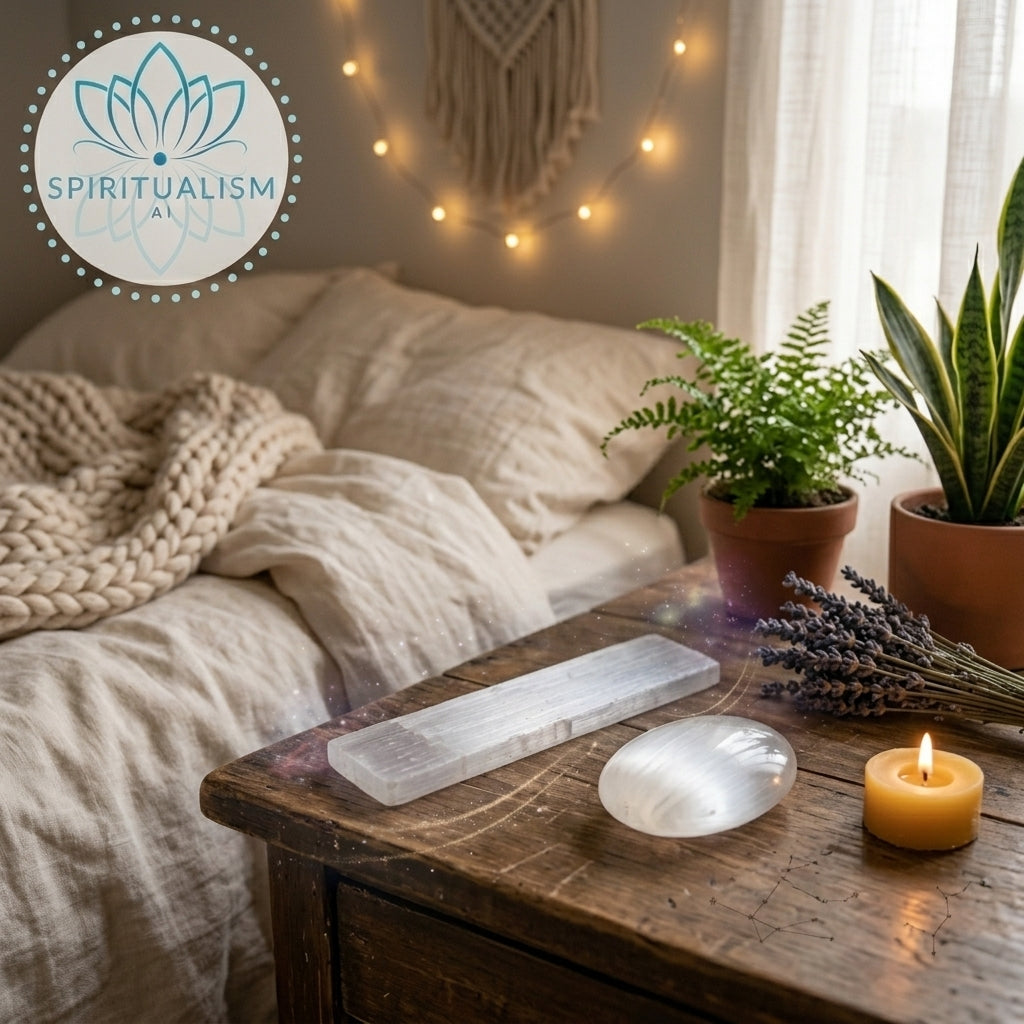 Selenite Bundle | Palm Stone + Slab | Crystal Cleansing Set | Stardust Market