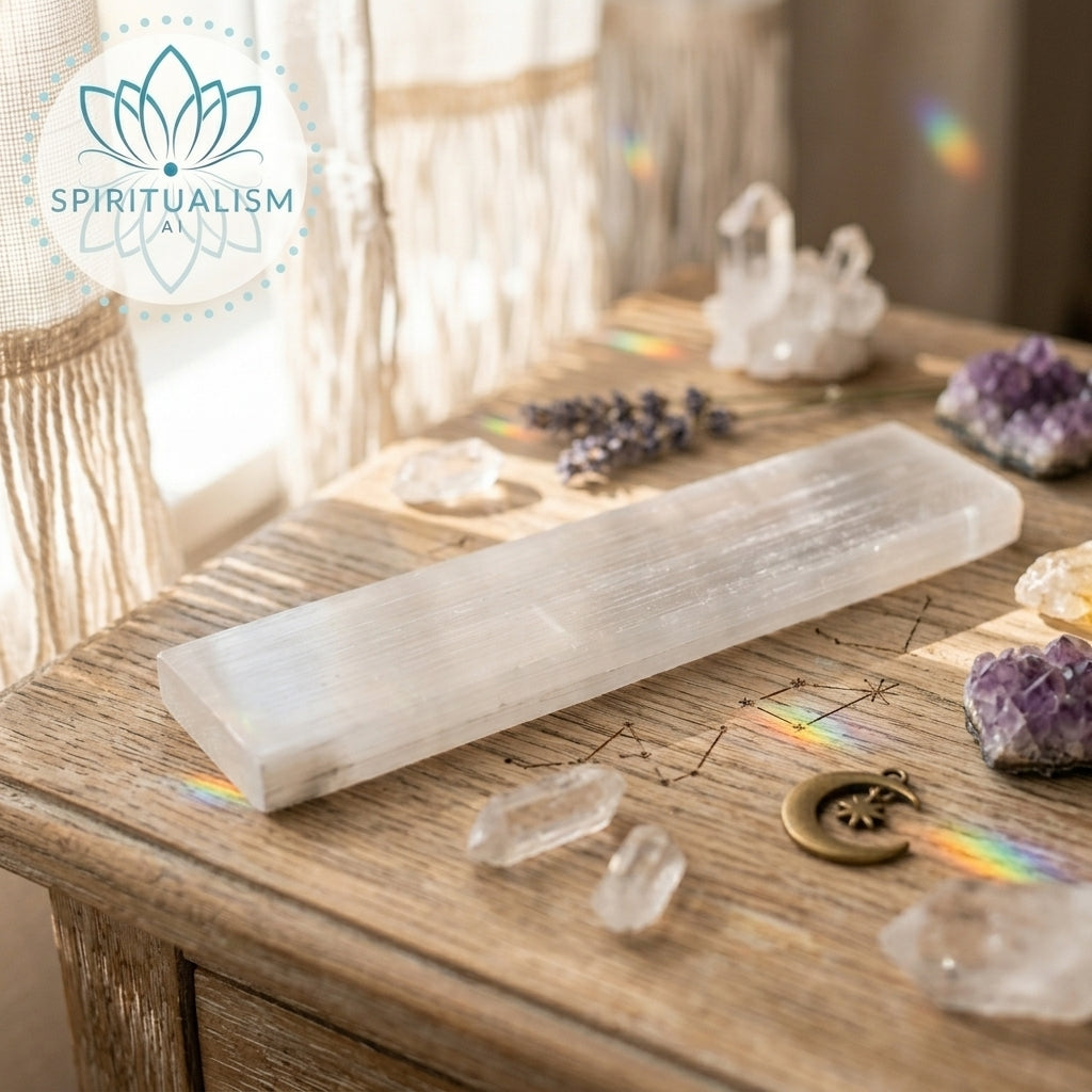 Selenite Slab | Cleansing Crystal | Charging Plate | Stardust Market