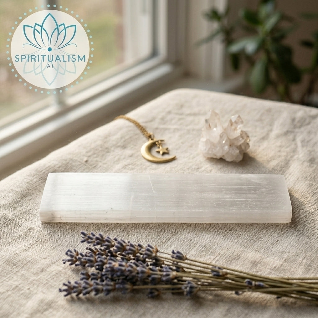 Selenite Slab | Cleansing Crystal | Charging Plate | Stardust Market