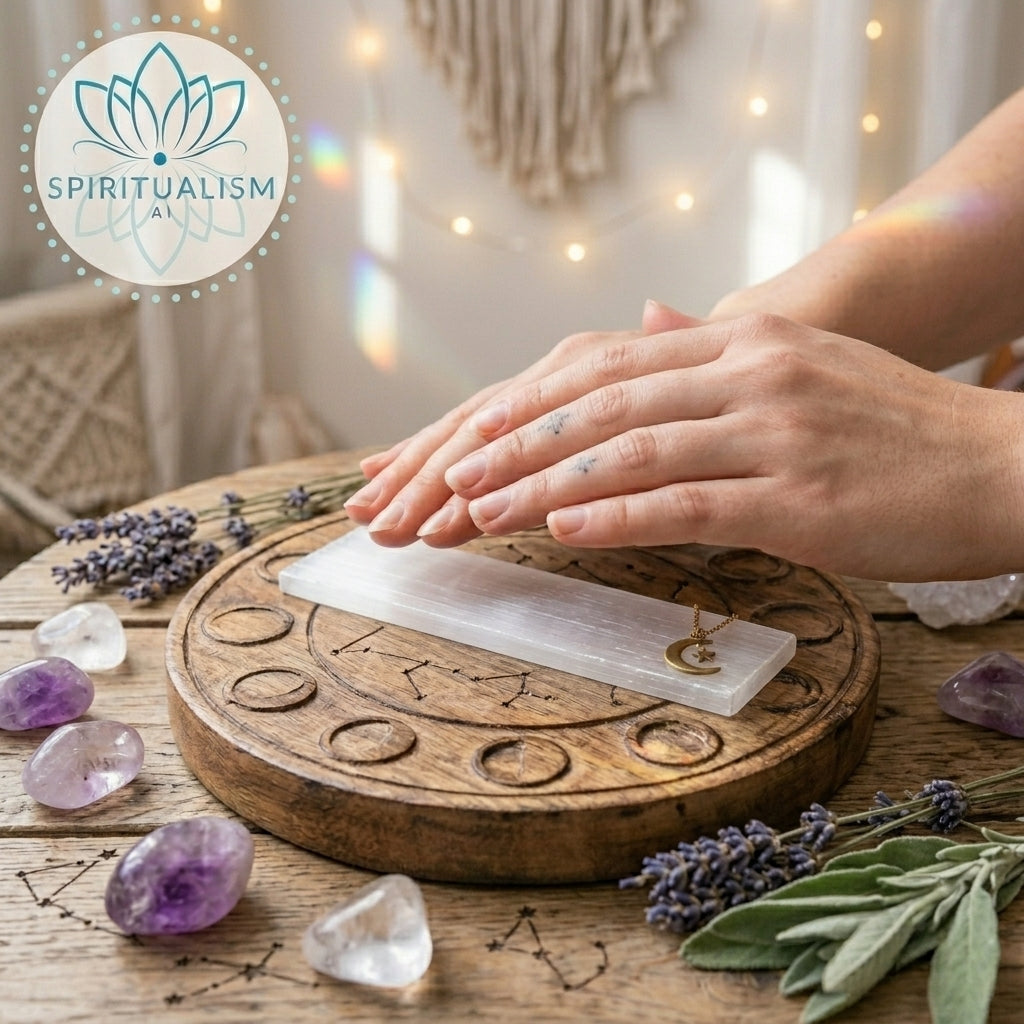 Selenite Slab | Cleansing Crystal | Charging Plate | Stardust Market