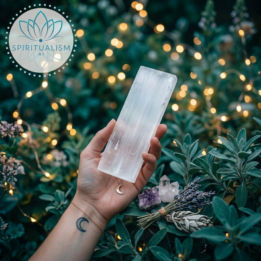 Selenite Slab | Cleansing Crystal | Charging Plate | Stardust Market