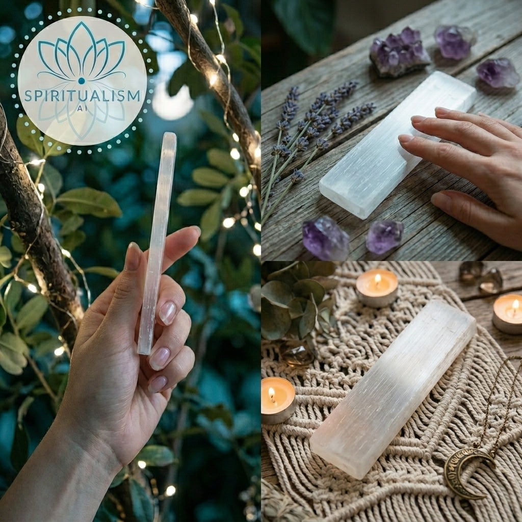 Selenite Slab | Cleansing Crystal | Charging Plate | Stardust Market