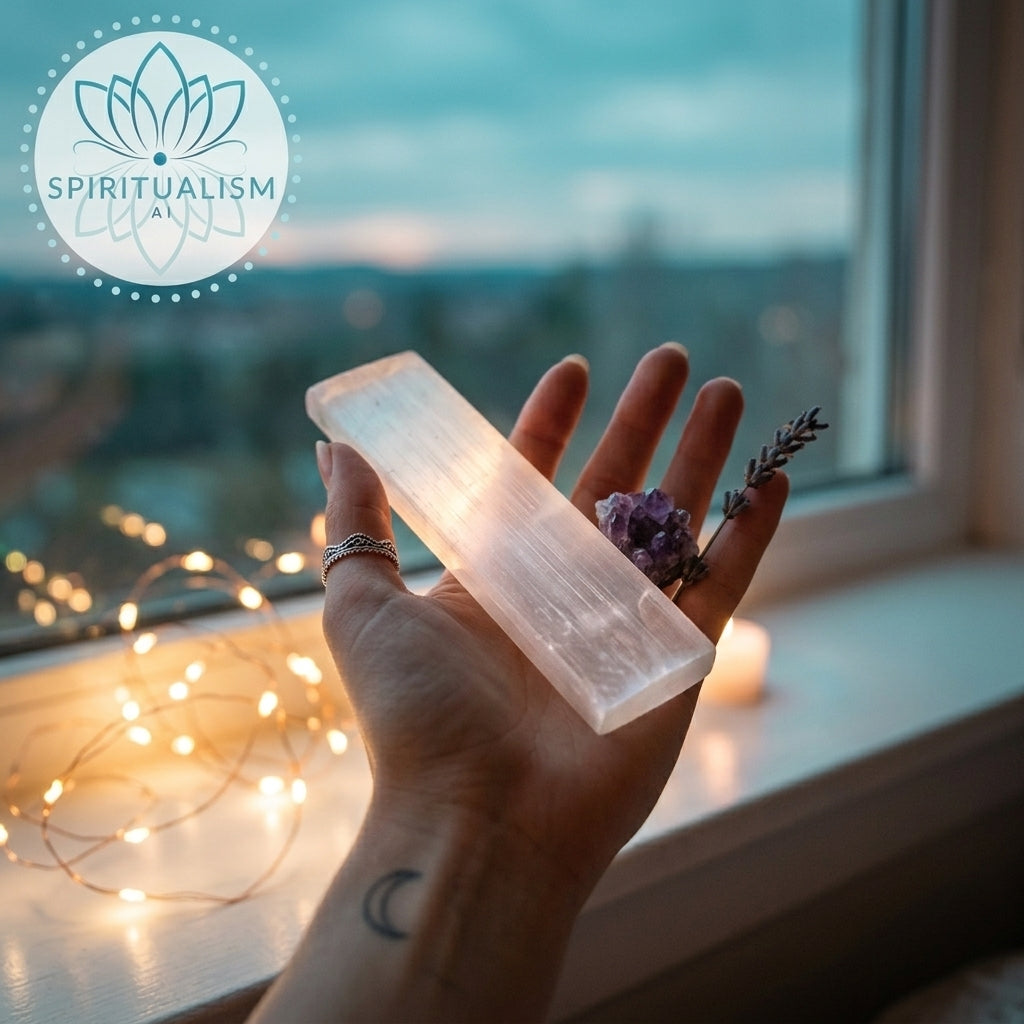 Selenite Slab | Cleansing Crystal | Charging Plate | Stardust Market