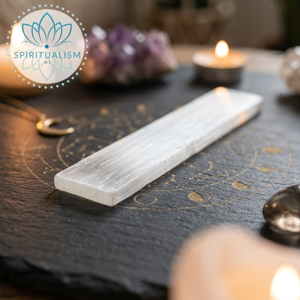 Selenite Slab | Cleansing Crystal | Charging Plate | Stardust Market