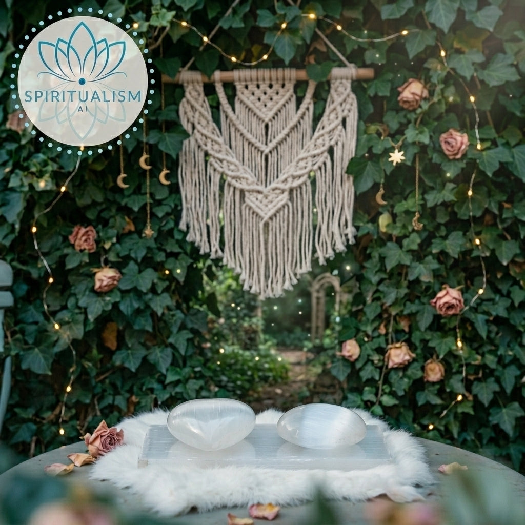 Selenite Gift Set | Palm Stone + Heart + Slab | Crystal Cleansing Bundle | Stardust Market