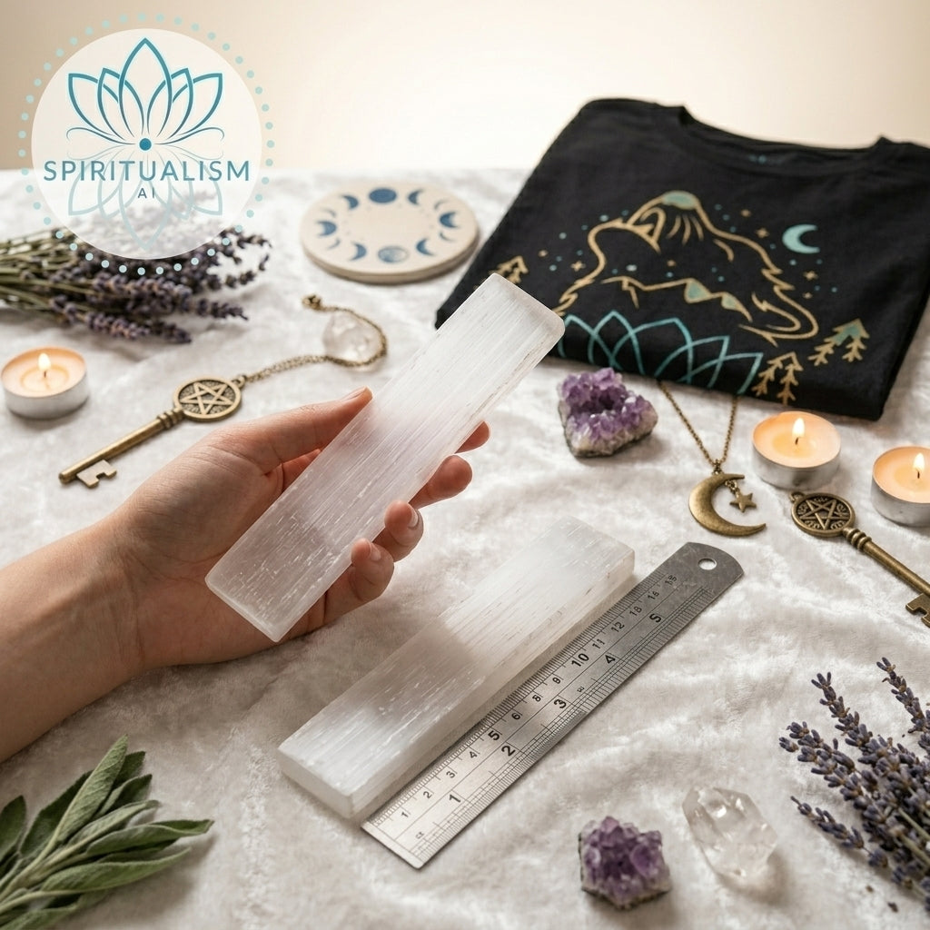 Selenite Slab | Cleansing Crystal | Charging Plate | Stardust Market