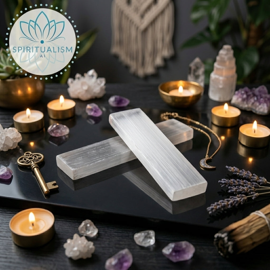 Selenite Slab | Cleansing Crystal | Charging Plate | Stardust Market