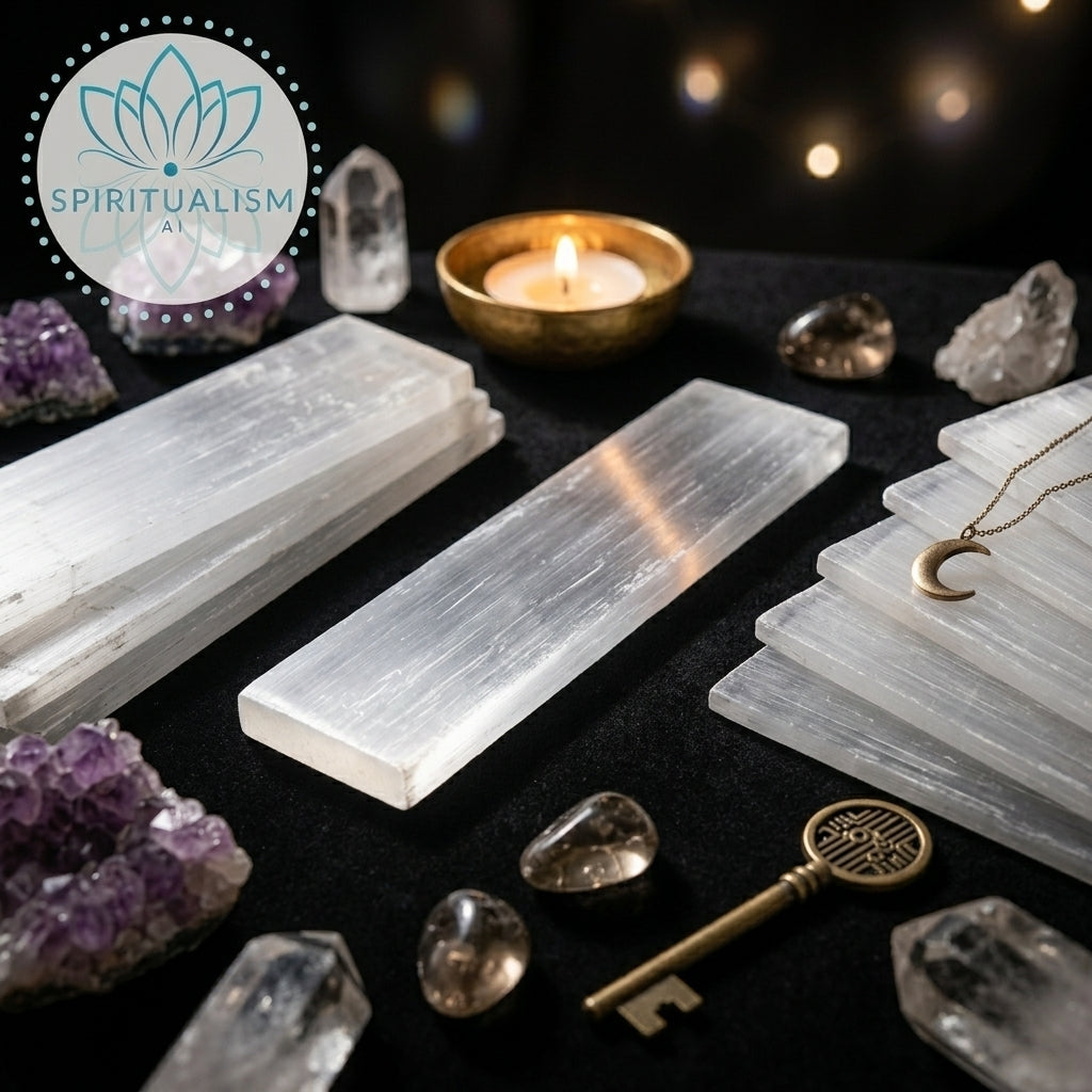 Selenite Slab | Cleansing Crystal | Charging Plate | Stardust Market