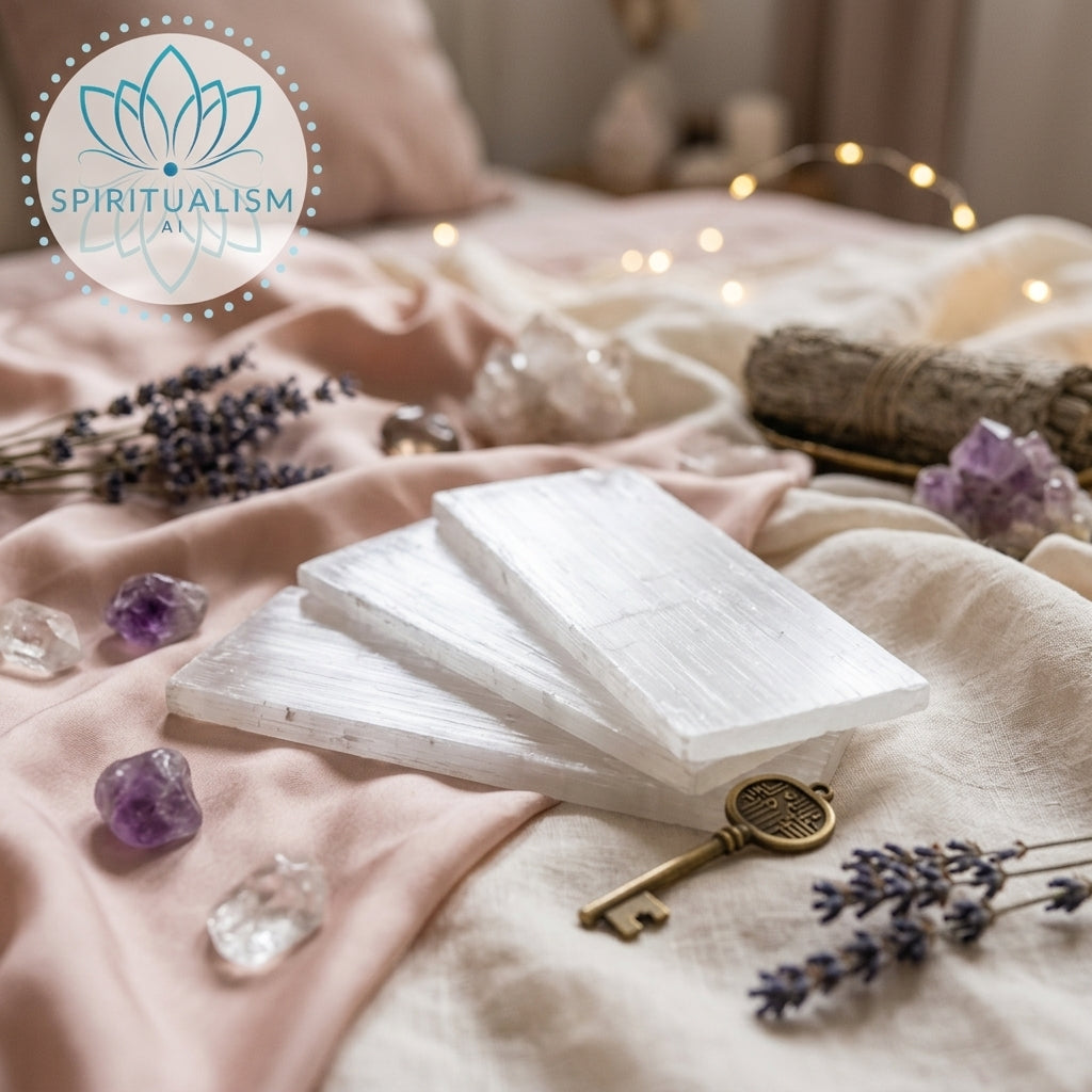 Selenite Slab | Cleansing Crystal | Charging Plate | Stardust Market