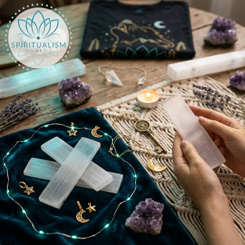 Selenite Slab | Cleansing Crystal | Charging Plate | Stardust Market