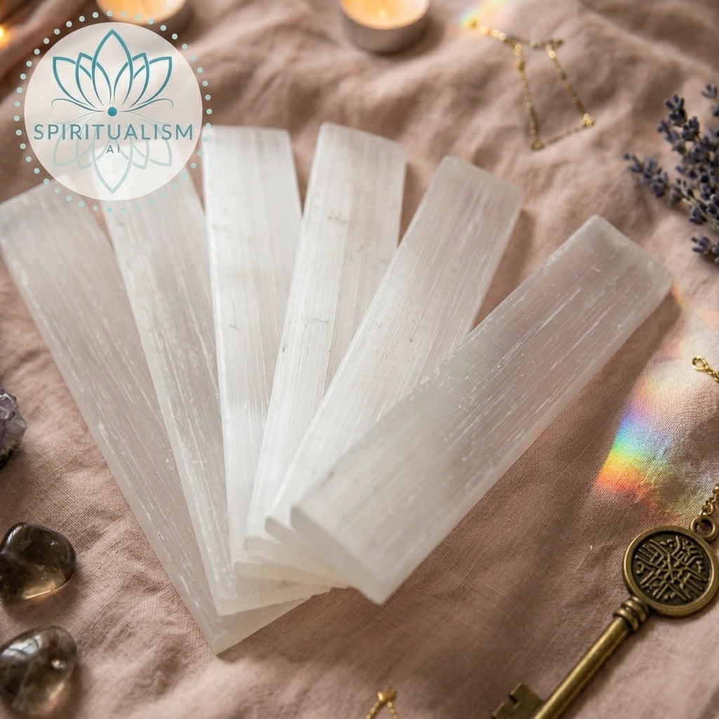Selenite Slab | Cleansing Crystal | Charging Plate | Stardust Market