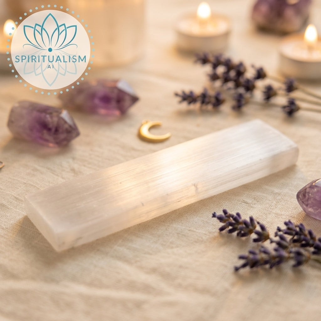 Selenite Slab | Cleansing Crystal | Charging Plate | Stardust Market