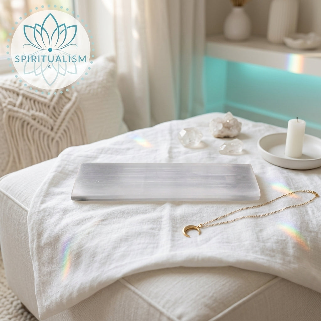 Selenite Slab | Cleansing Crystal | Charging Plate | Stardust Market