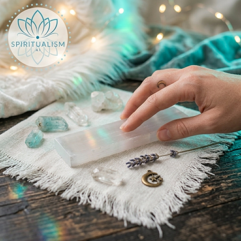 Selenite Slab | Cleansing Crystal | Charging Plate | Stardust Market