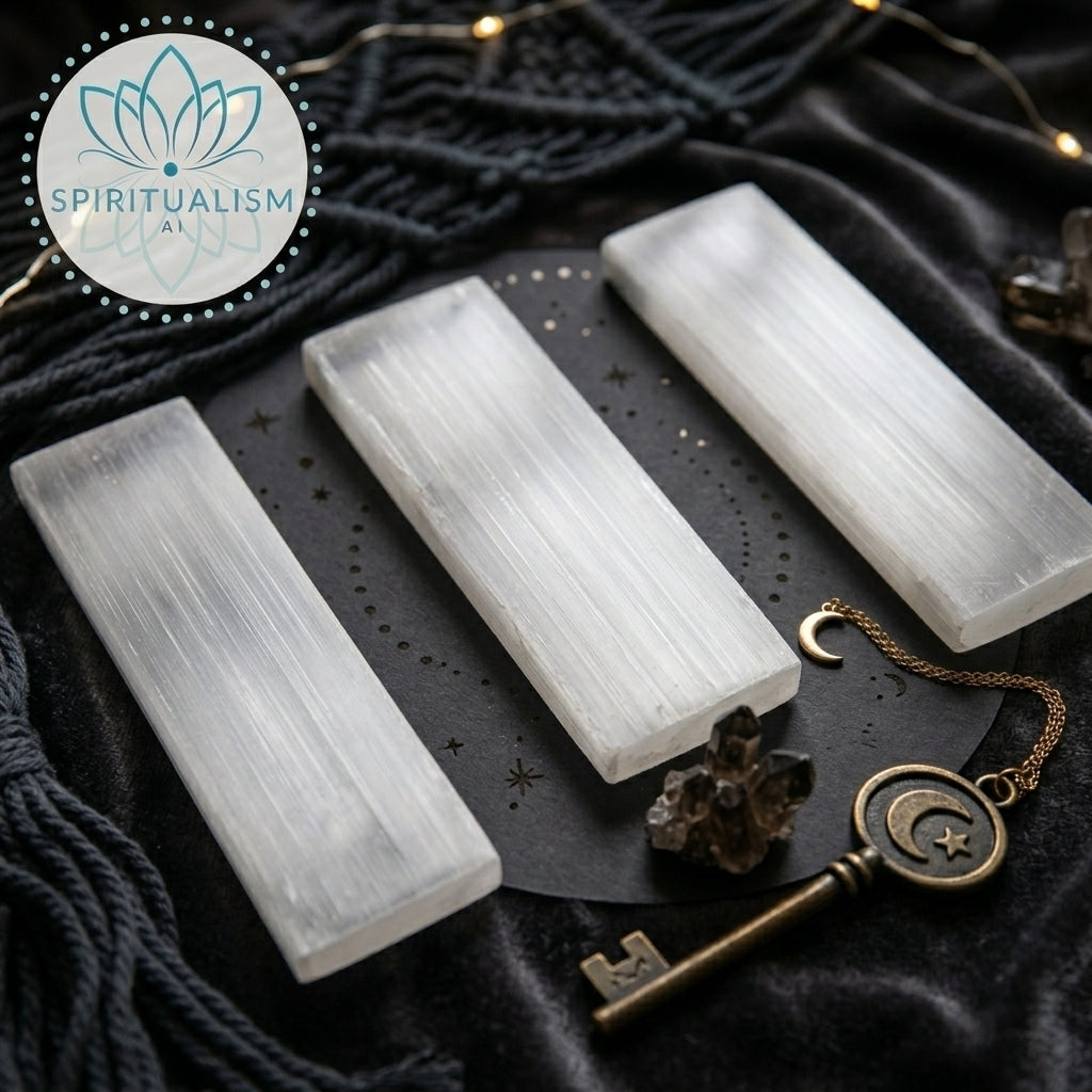 Selenite Slab | Cleansing Crystal | Charging Plate | Stardust Market