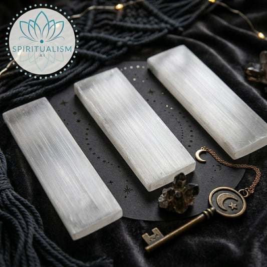 Selenite Slab | Cleansing Crystal | Charging Plate | Stardust Market