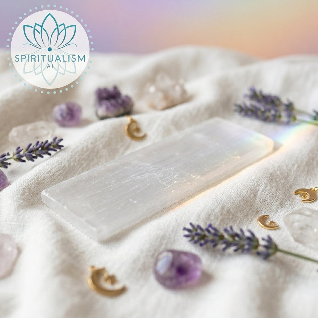 Selenite Slab | Cleansing Crystal | Charging Plate | Stardust Market