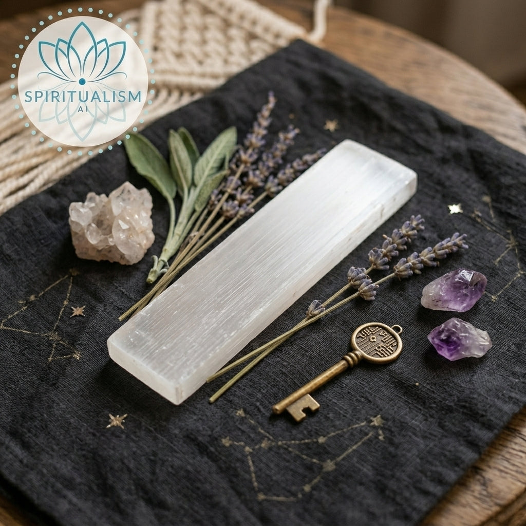 Selenite Slab | Cleansing Crystal | Charging Plate | Stardust Market