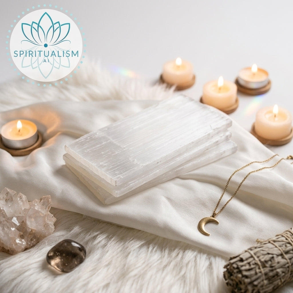 Selenite Slab | Cleansing Crystal | Charging Plate | Stardust Market
