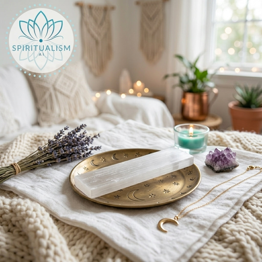 Selenite Slab | Cleansing Crystal | Charging Plate | Stardust Market