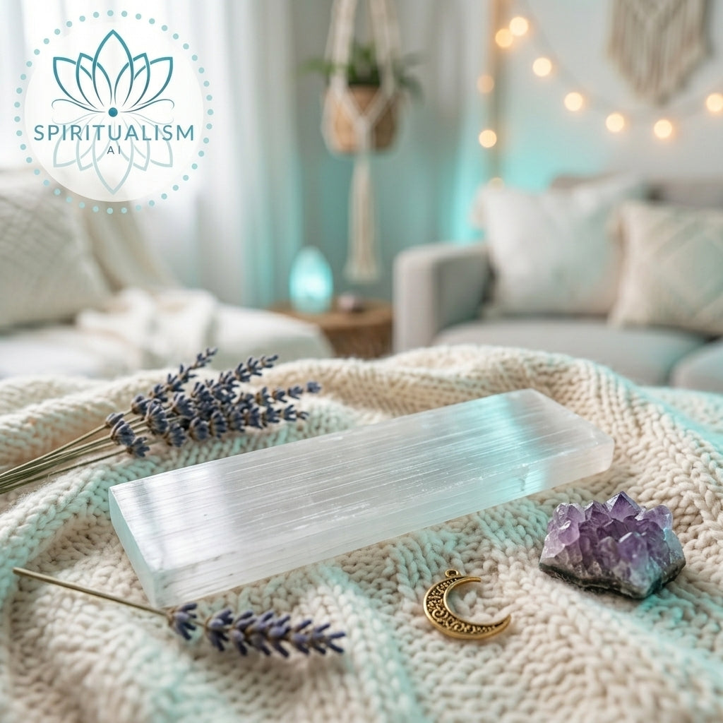 Selenite Slab | Cleansing Crystal | Charging Plate | Stardust Market