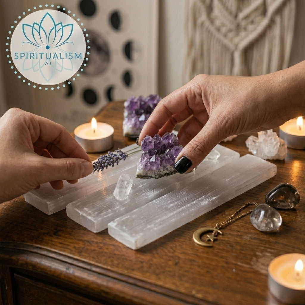 Selenite Slab | Cleansing Crystal | Charging Plate | Stardust Market